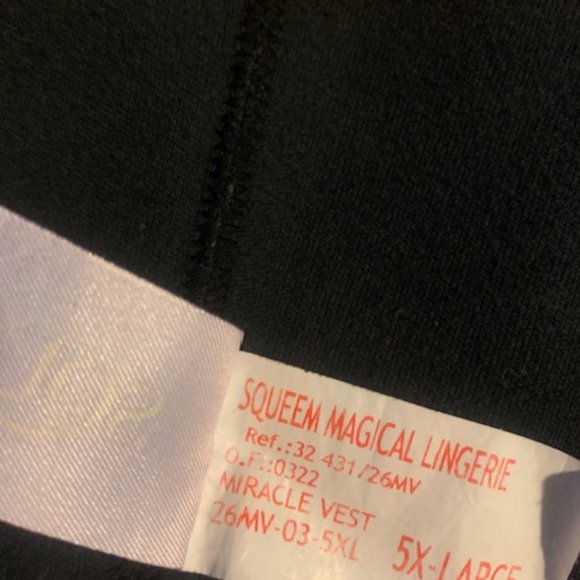 Squeem 5XL Seductive Open Bust Miracle Vest Cincher/Trainer/Girdle/Shapewear - Picture 5 of 13